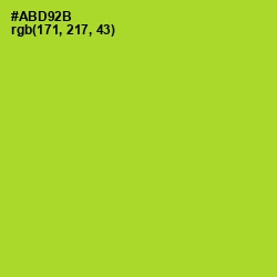 #ABD92B - Key Lime Pie Color Image