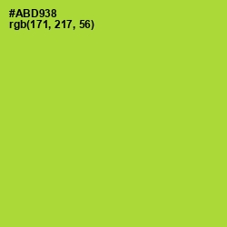 #ABD938 - Key Lime Pie Color Image