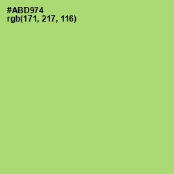 #ABD974 - Wild Willow Color Image