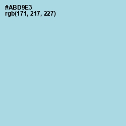 #ABD9E3 - Regent St Blue Color Image