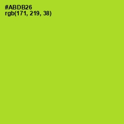 #ABDB26 - Key Lime Pie Color Image