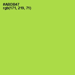 #ABDB47 - Conifer Color Image