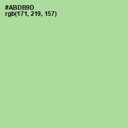 #ABDB9D - Moss Green Color Image