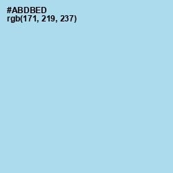 #ABDBED - Regent St Blue Color Image