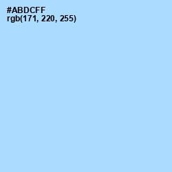 #ABDCFF - Regent St Blue Color Image