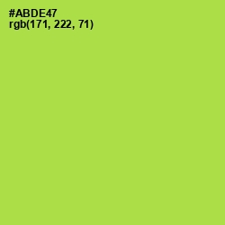 #ABDE47 - Conifer Color Image