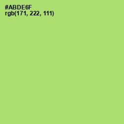 #ABDE6F - Wild Willow Color Image