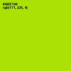 #ABE104 - Inch Worm Color Image
