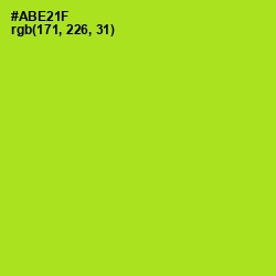 #ABE21F - Inch Worm Color Image