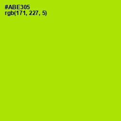 #ABE305 - Inch Worm Color Image