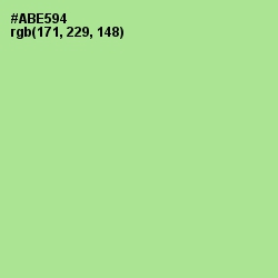 #ABE594 - Granny Smith Apple Color Image