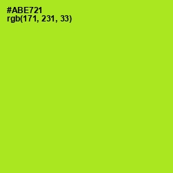 #ABE721 - Green Yellow Color Image