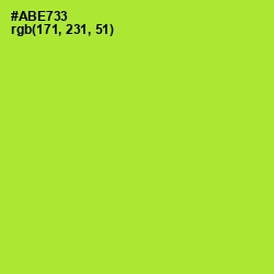 #ABE733 - Green Yellow Color Image