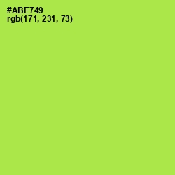 #ABE749 - Conifer Color Image