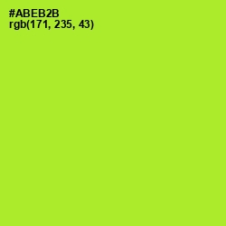 #ABEB2B - Green Yellow Color Image