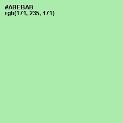 #ABEBAB - Celadon Color Image