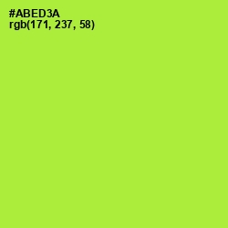 #ABED3A - Green Yellow Color Image
