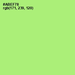 #ABEF78 - Conifer Color Image