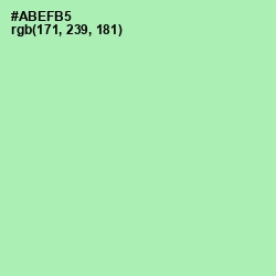 #ABEFB5 - Chinook Color Image