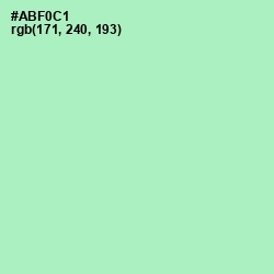 #ABF0C1 - Padua Color Image