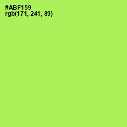 #ABF159 - Conifer Color Image