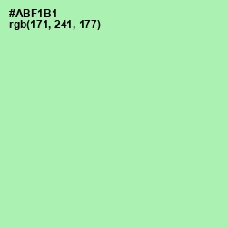 #ABF1B1 - Celadon Color Image