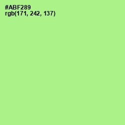 #ABF289 - Feijoa Color Image