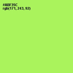 #ABF35C - Conifer Color Image