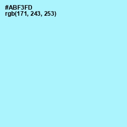 #ABF3FD - Charlotte Color Image