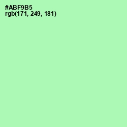 #ABF9B5 - Madang Color Image