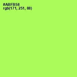 #ABFB58 - Conifer Color Image