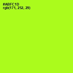 #ABFC1D - Inch Worm Color Image