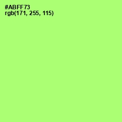 #ABFF73 - Conifer Color Image
