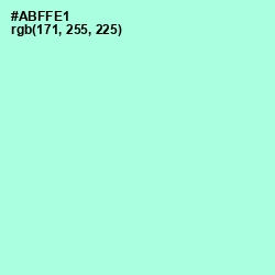 #ABFFE1 - Ice Cold Color Image