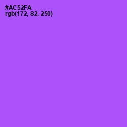 #AC52FA - Medium Purple Color Image