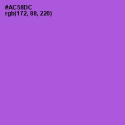 #AC58DC - Amethyst Color Image