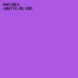 #AC58E4 - Amethyst Color Image