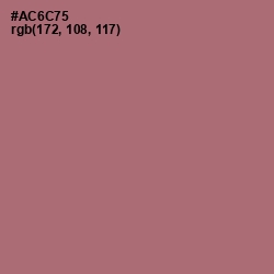 #AC6C75 - Coral Tree Color Image