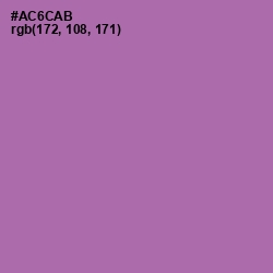 #AC6CAB - Wisteria Color Image