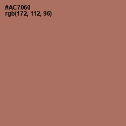 #AC7060 - Coral Tree Color Image