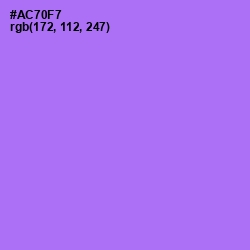 #AC70F7 - Lavender Color Image