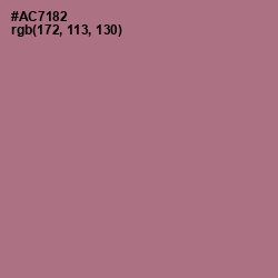 #AC7182 - Turkish Rose Color Image