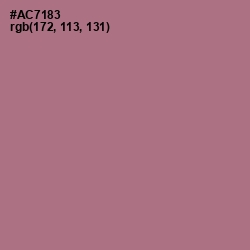 #AC7183 - Turkish Rose Color Image