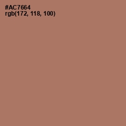 #AC7664 - Coral Tree Color Image