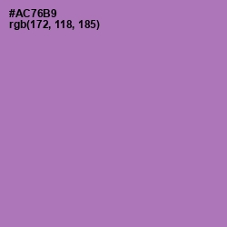#AC76B9 - Wisteria Color Image