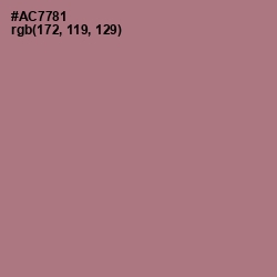 #AC7781 - Turkish Rose Color Image