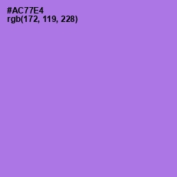 #AC77E4 - Lavender Color Image