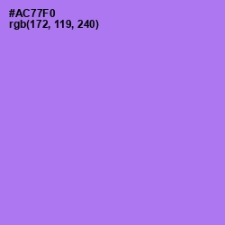 #AC77F0 - Lavender Color Image