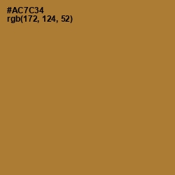 #AC7C34 - Copper Color Image