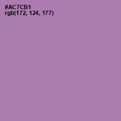 #AC7CB1 - Lavender Purple Color Image